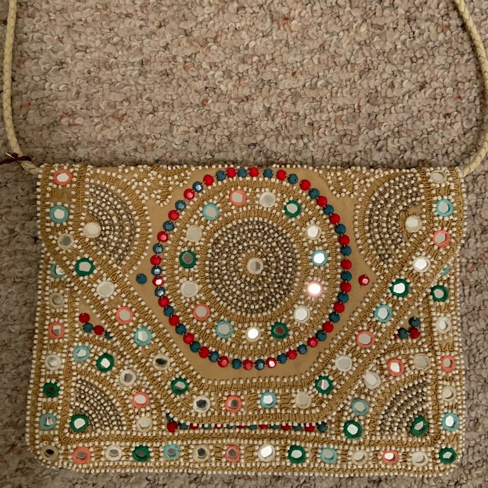 Antik Batik Tajik Wallet (Bag) - Tags on